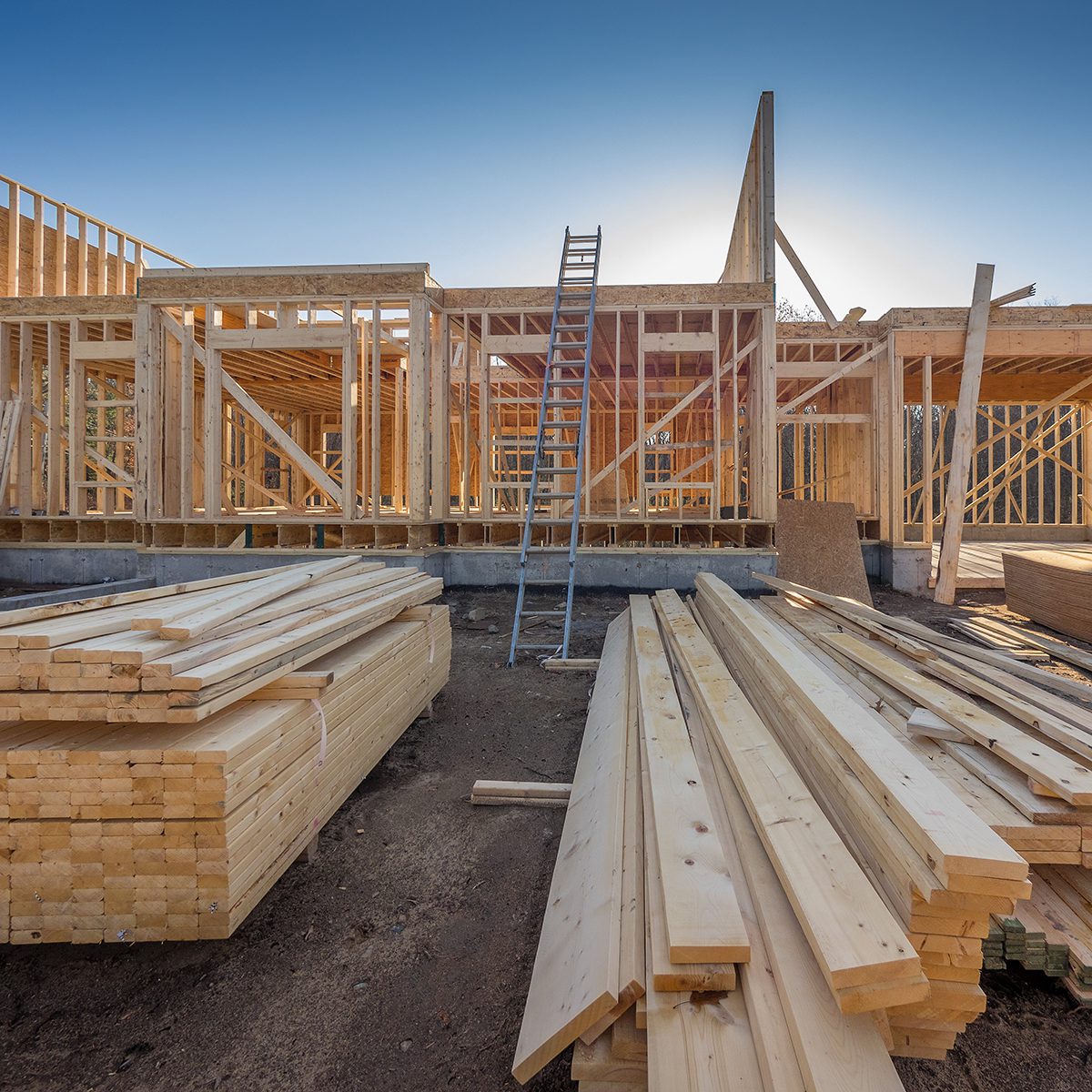 Mossbank - Lots for Sale New house construction framing in the city suburbs<br />